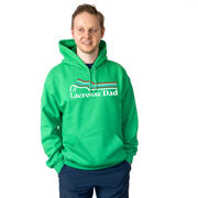 Guys Lacrosse Hooded Sweatshirt - Lacrosse Dad Sticks