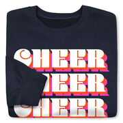 Cheerleading Crewneck Sweatshirt - Retro Cheer