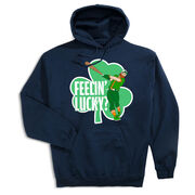 Baseball Hooded Sweatshirt - Feelin' Lucky Baseball