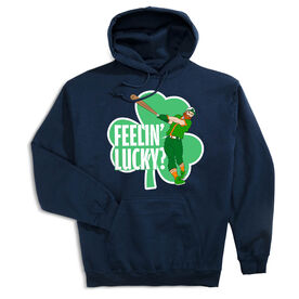 Baseball Hooded Sweatshirt - Feelin' Lucky Baseball