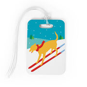 Skiing Bag/Luggage Tag - Vintage Dog