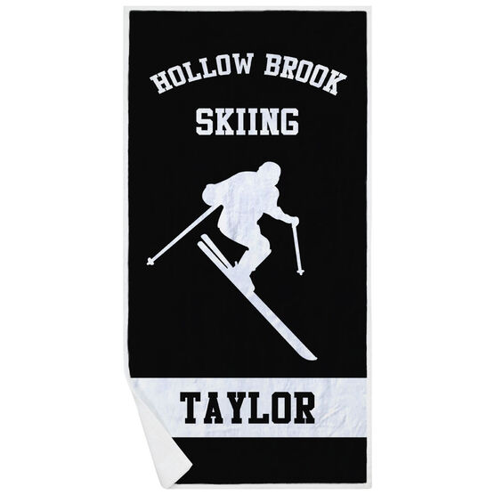 Skiing Premium Beach Towel - Personalized Ski Team
