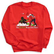 Baseball Crewneck Sweatshirt - How The Pinch Stole Home