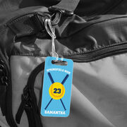 Softball Bag/Luggage Tag - Personalized Team Crossed Bats