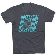 Hockey T-Shirt Short Sleeve - Hockey Girl Repeat