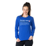 Hockey Tshirt Long Sleeve - Hockey Mom Definition