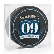 Personalized Hockey Puck - Wedding - Table Number