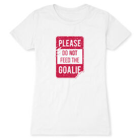 Hockey Women's Everyday Tee - Don't Feed The Goalie