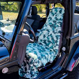 RunTechnology® Athletic Moisture-Wicking Towel Car Seat Cover - Camouflage