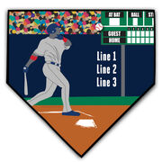 Baseball Personalized Grand Slam Stadium Home Plate Plaque