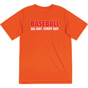 Baseball Short Sleeve Performance Tee - Baseball All Day Everyday