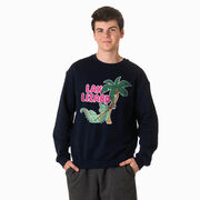 Guys Lacrosse Crewneck Sweatshirt - Lax Lizard