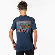 Hockey Short Sleeve T-Shirt - Goal Buster (Back Design)