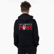 Soccer Hooded Sweatshirt - Ain't Afraid Of No Post (Back Design)