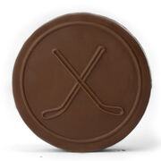 Chocolate Hockey Puck