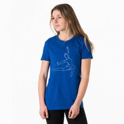Gymnastics Women's Everyday Tee - Gymnast Sketch