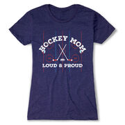 Hockey Women's Everyday Tee - Loud and Proud Hockey Mom