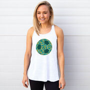 Soccer Flowy Racerback Tank Top - Summer Kicks