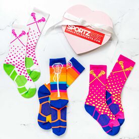 Girls Lacrosse Heart SportzBox™ - Live Love LAX