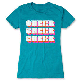 Cheerleading Women's Everyday Tee - Retro Cheer