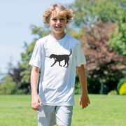 Hockey Short Sleeve Performance Tee - Howe the Hockey Dog