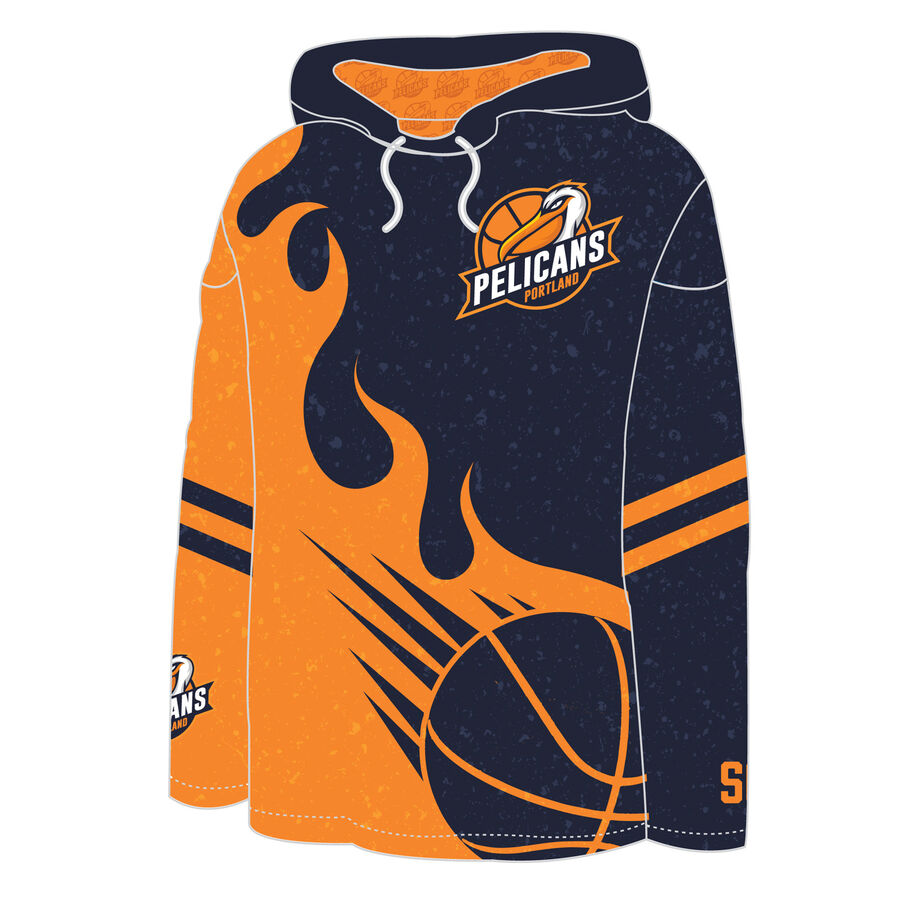 ChalkTalk Custom Team Hoodie - Basketball Fired Up