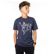 Guys Lacrosse T-Shirt Short Sleeve - Skeleton Offense