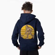 Guys Lacrosse Hooded Sweatshirt - BigFoot (Back Design)