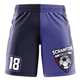 Custom Team Shorts - Soccer Half & Half