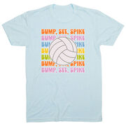 Volleyball Short Sleeve T-Shirt - Bump, Set, Spike