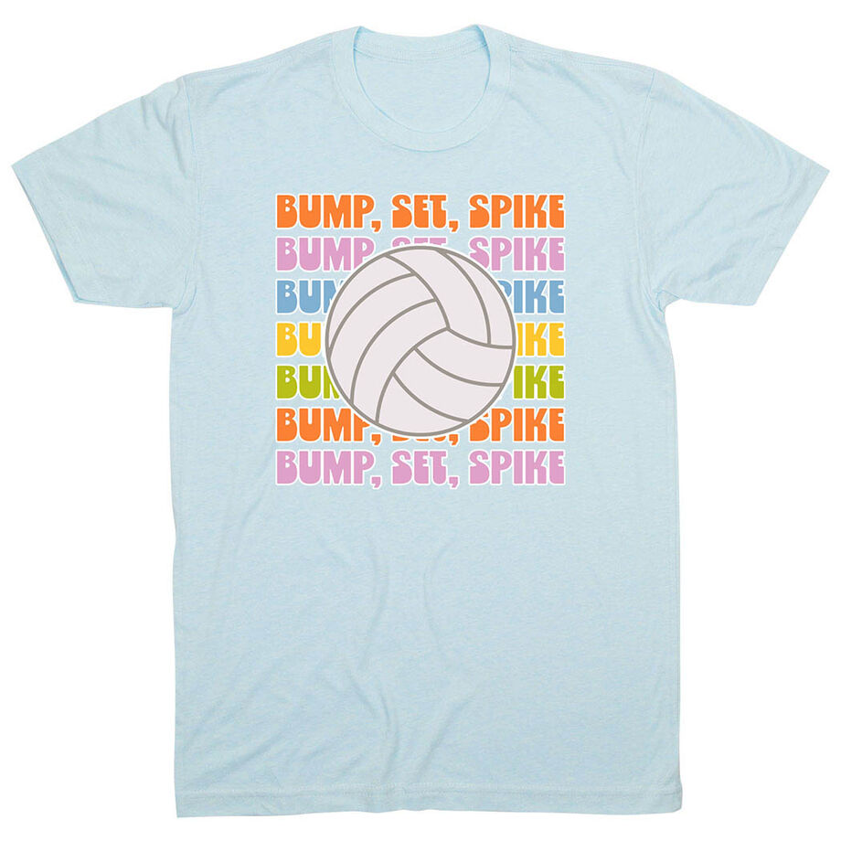 Volleyball Short Sleeve T-Shirt - Bump, Set, Spike