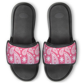Personalized Repwell&reg; Slide Sandals - Paisley