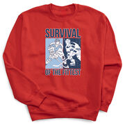 Hockey Crewneck Sweatshirt - Survival of the Fittest