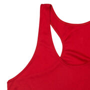 Women's Racerback Performance Tank Top - Live Love Run Silhouette