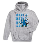 Hockey Hooded Sweatshirt - Dangle Snipe Celly Player