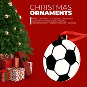 Soccer Round Ceramic Ornament - Ball Graphic