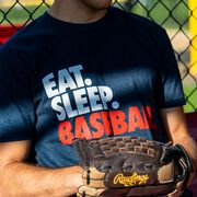 Baseball T-Shirt Short Sleeve Eat. Sleep. Baseball.