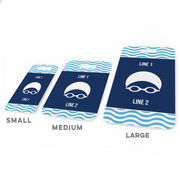 Swimming Bag/Luggage Tag - Personalized Swim Team with Swimmer