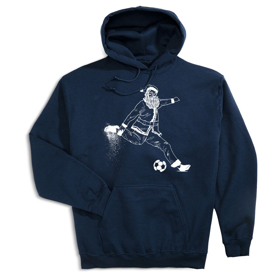 Soccer Hooded Sweatshirt - Santa Player