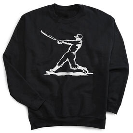 Baseball Crewneck Sweatshirt - Baseball Player