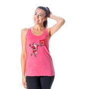 Basketball Women's Everyday Tank Top - Slam Dunk Santa