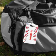 Baseball Bag/Luggage Tag - Personalized Stitches