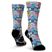 Volleyball Graphic Flex Mid-Calf Socks - Volleyball Life