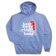 Hockey Hooded Sweatshirt - Lace 'Em Up And Light The Lamp