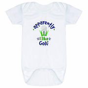 Golf Baby One-Piece - Apparently, I Like Golf