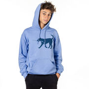 Hockey Hooded Sweatshirt - Rocky The Hockey Dog