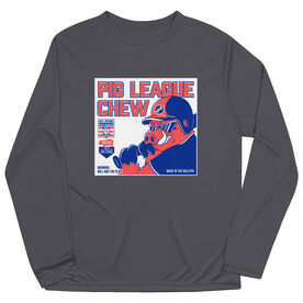 Baseball Long Sleeve Performance Tee - Pig League Chew