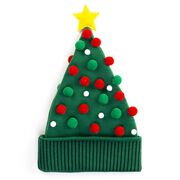 Happy Hatter Christmas Tree Knit Beanie Hat