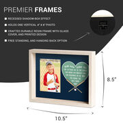 Baseball Premier Frame - Dear Mom Heart