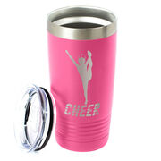 Cheerleading 20 oz. Double Insulated Tumbler - Cheer Silhouette